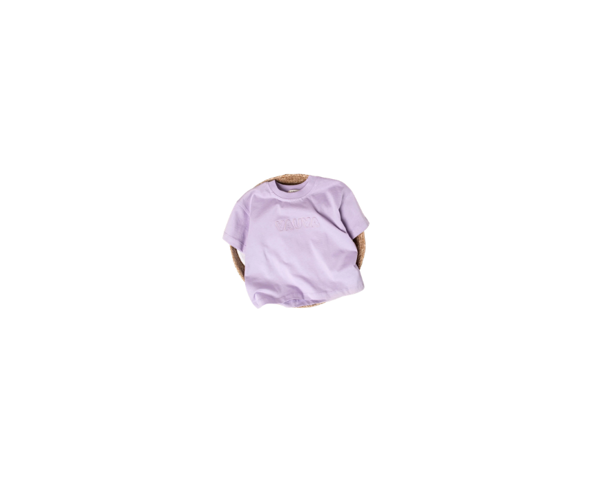 150 Cotton Purple Tshirt - Image 1