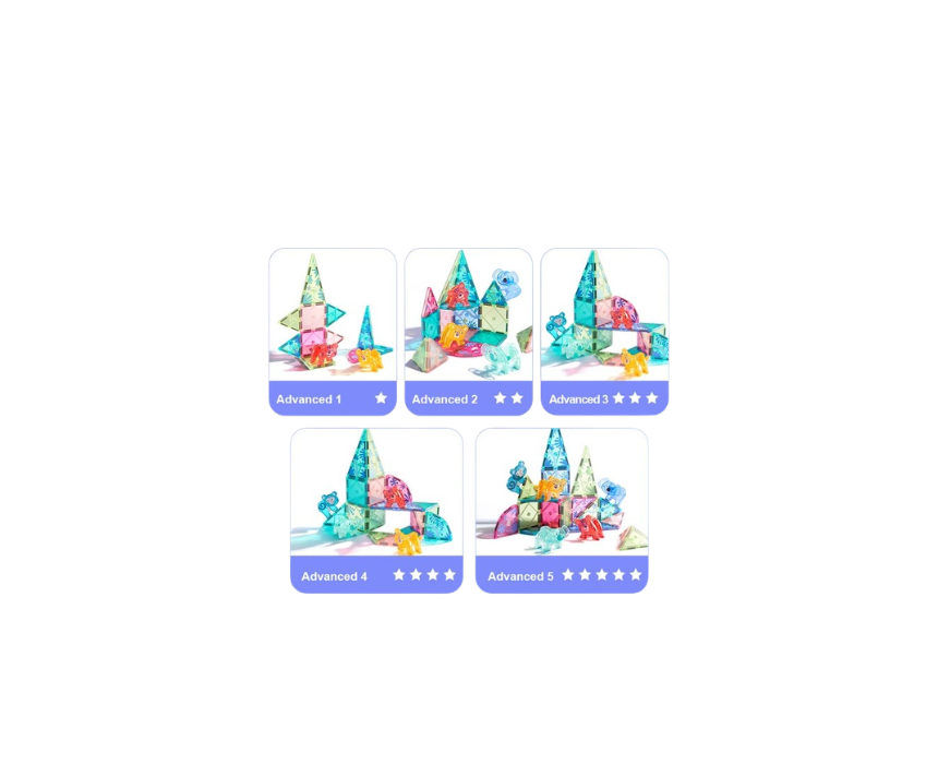 151 Mideer Colorful Magnetic Tiles Jungle 40pcs - Image 1