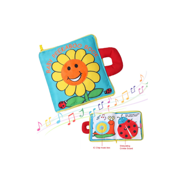 Baby Quiet Book Peekaboo Cloth Book