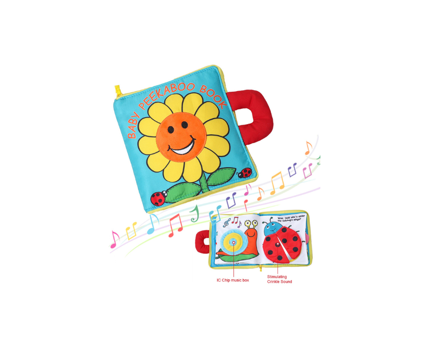 153 Baby Quiet Book Peekaboo Cloth Book - Image 1