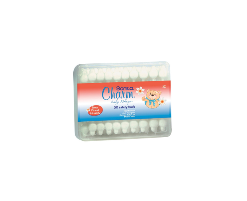 16 Cotton Buds Charm Baby - Image 1
