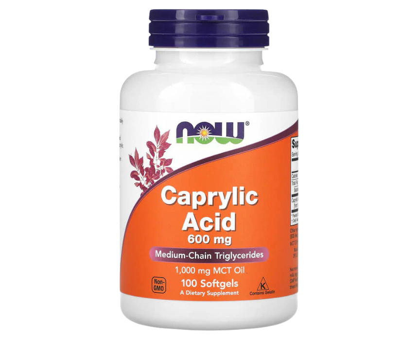16 NOW Foods Caprylic Acid Softgel Supplement - Image 1