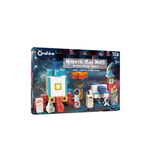 Magnetic Building Blocks Minecraft Intersttelar Space 106 pieces