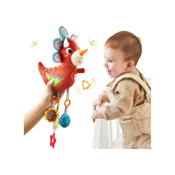 Dinosaur Hanging Rattle Triceratops