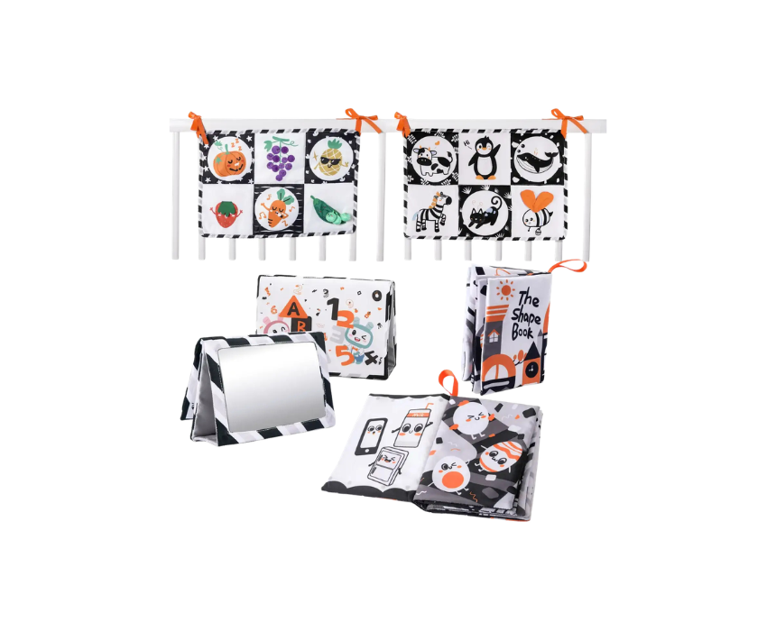 163 Mirror Set Newborn High Contrast Black & White Set 3pcs - Image 1