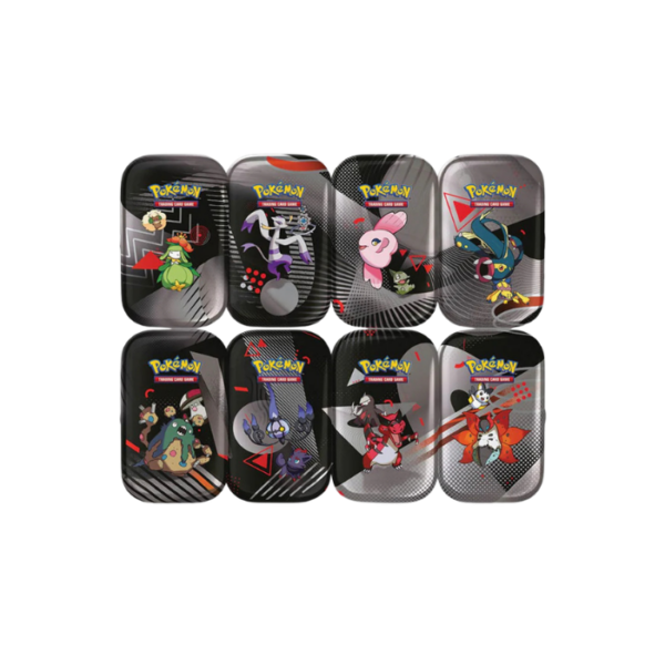 Black Bolt White Flare Mini Tin