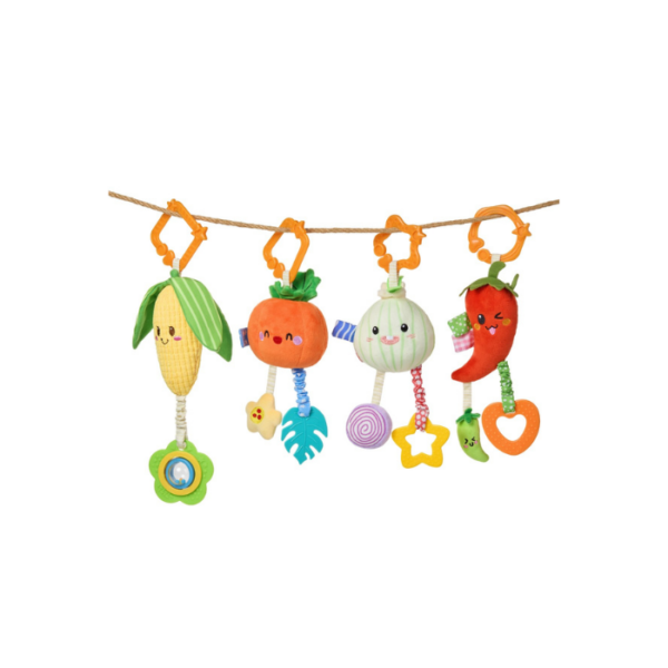 Fun Soft Vegetable Hanging Rattle