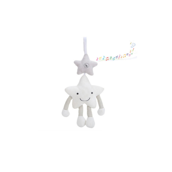 Plush Musical Star Hanging Rattle