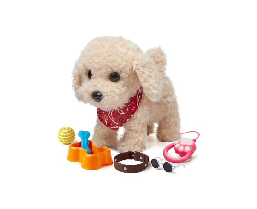 181 Walking Puppy Set Gold - Image 1