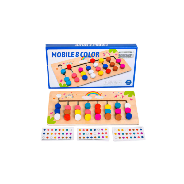 Montessori Matching Colors Board 8 colors