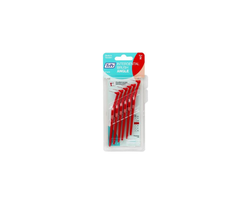 187 Interdental Brush Angle Size2 Tepe - Image 1