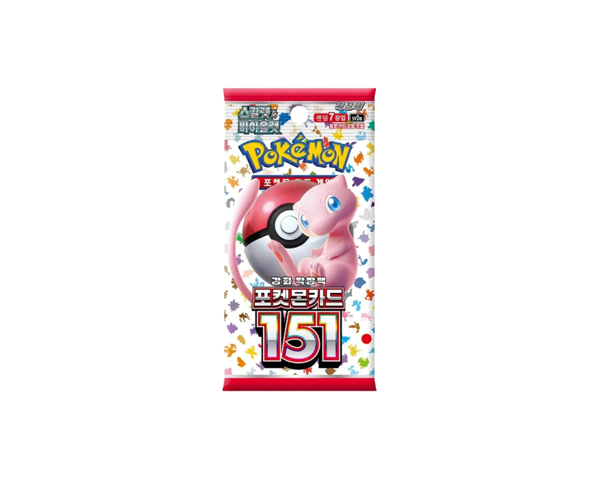 189 Korean 151 Pokémon Booster Pack - Image 1