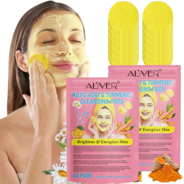 KANZA Exfoliating Cleansing Pads Skin Brightening