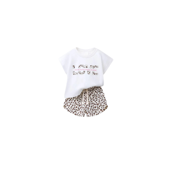 LOVE Shorts & T‑Shirt Set