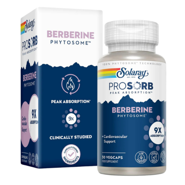 SOLARAY Berberine Supplement Capsules