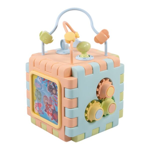 Toddler Shape Learning Cube and Puzzle