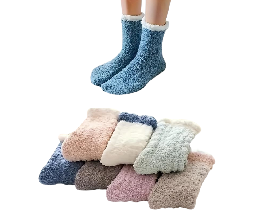 20 Womens Fuzzy Socks For Women - Image 1