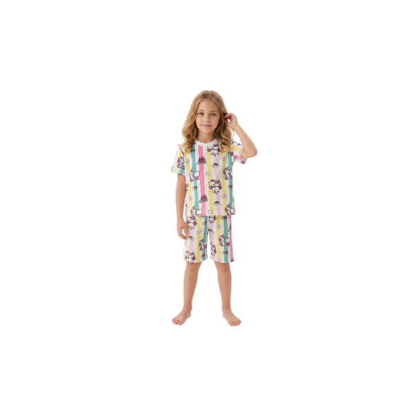 Unicorn Shorts & Tshirt Pyjamas