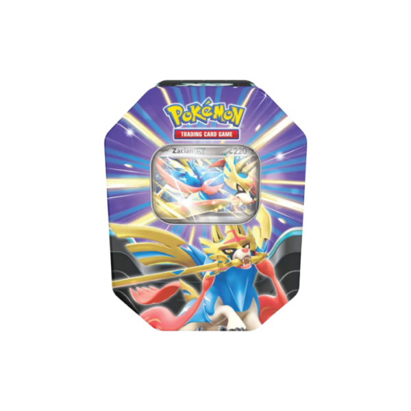 Slashing Legends Zacian ex Tin