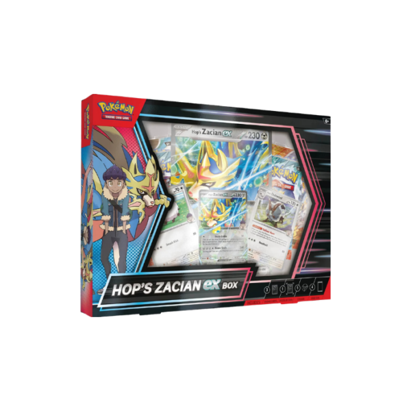 Hops Zacian ex Pokémon Box