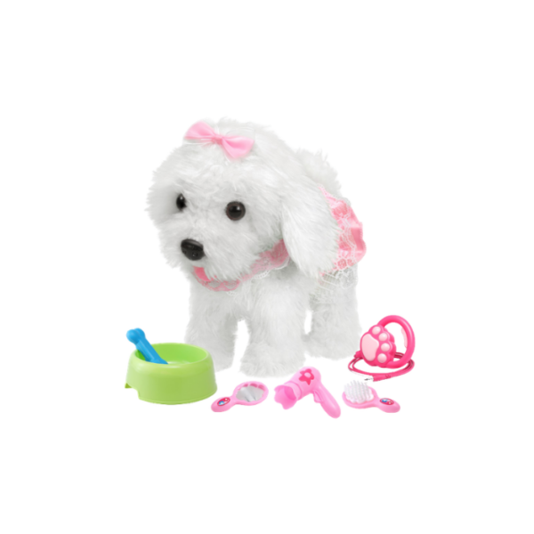 Walking Puppy Set White