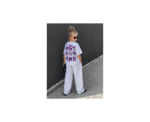 The Purple Ribbon Pants & Tshirt Set - Image 