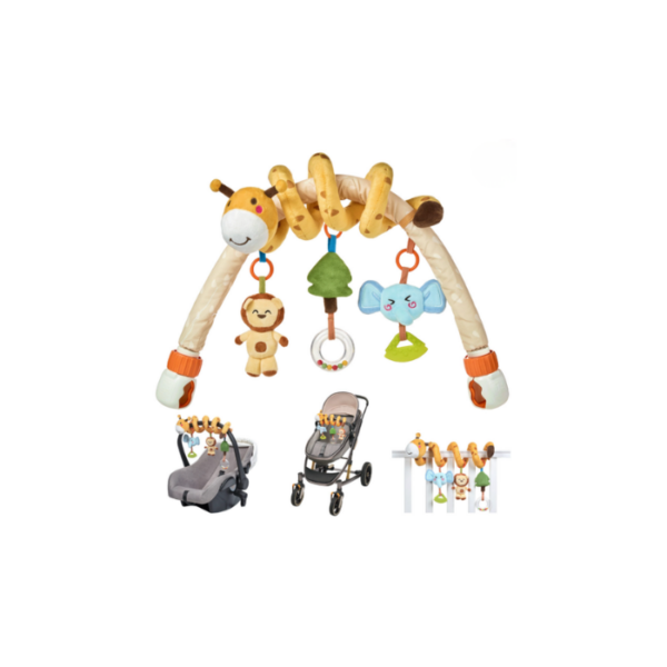 2 in 1 Giraffe Baby Arch Toy & Spiral Toy