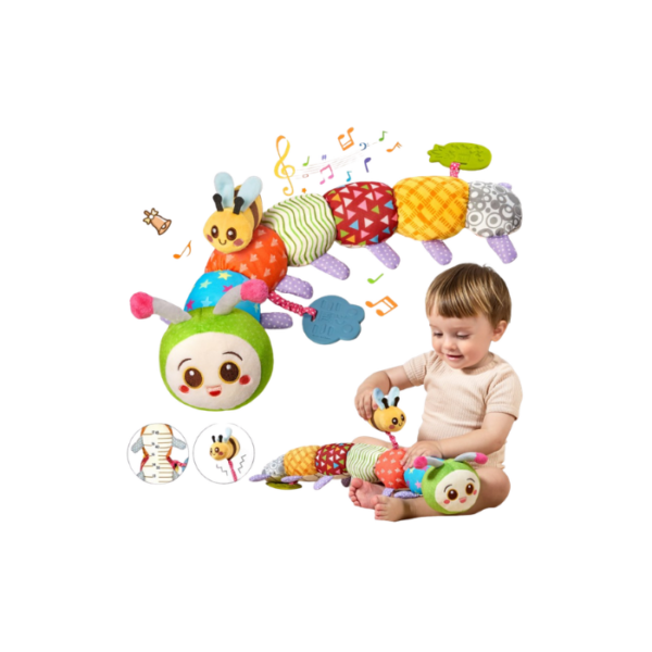 Soft Plush Sensory Caterpillar Toy