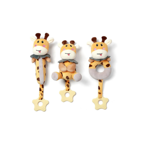 Soft Rattle Set Giraffe