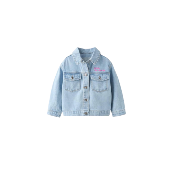 Denim Oversized Jacket Minnie Mouse Blue