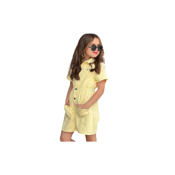 The Yellow Denim Overall