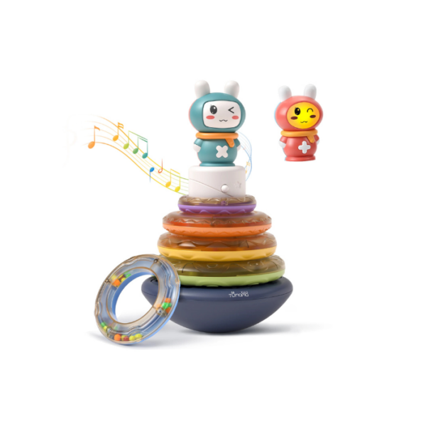 Roly-poly Stacking Rings