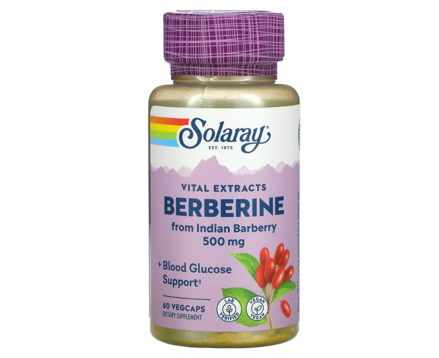 25 SOLARAY Berberine Metabolic Support Supplement - Image 1