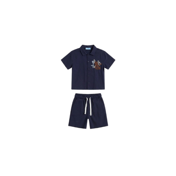 Los Angeles Navy Shorts & Tshirt Set