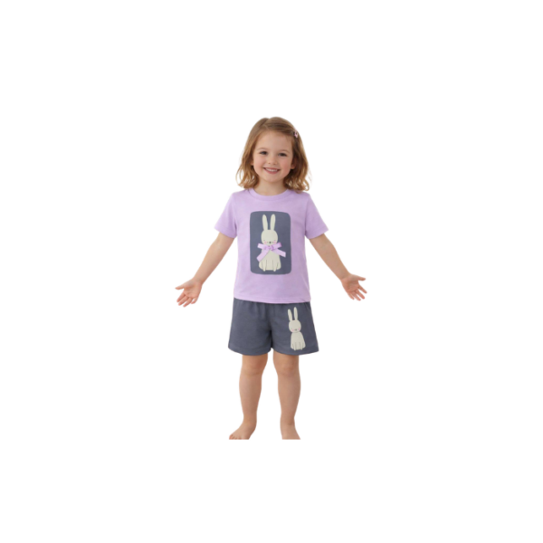 Pyjamas Purple Bunny