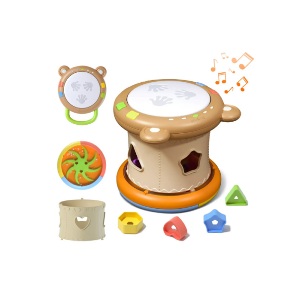Musical Bear Drum Set 3 in 1