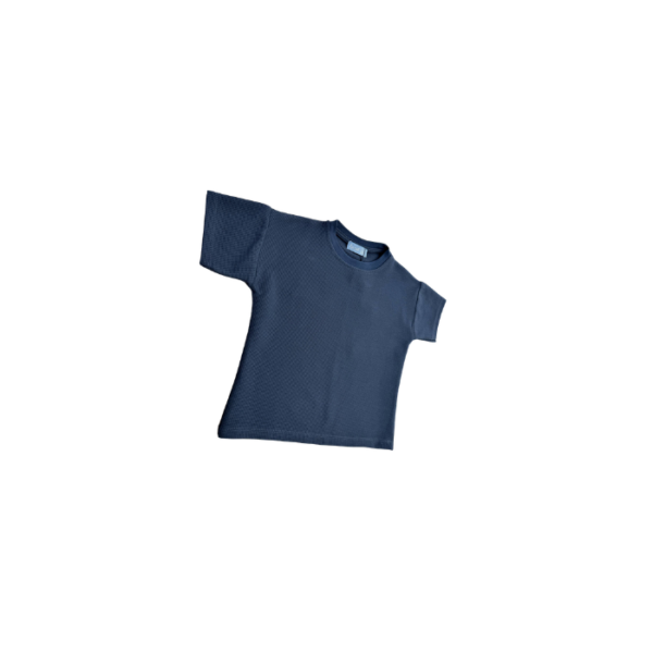 Waffle Tshirt Navy
