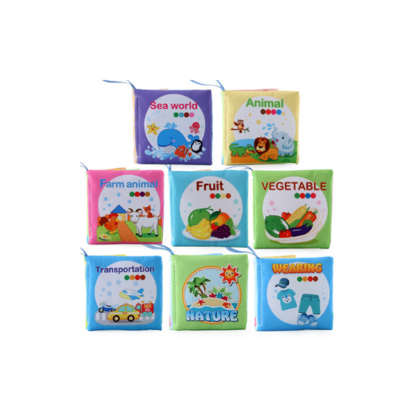 Colorful Learning Books Cloth Books