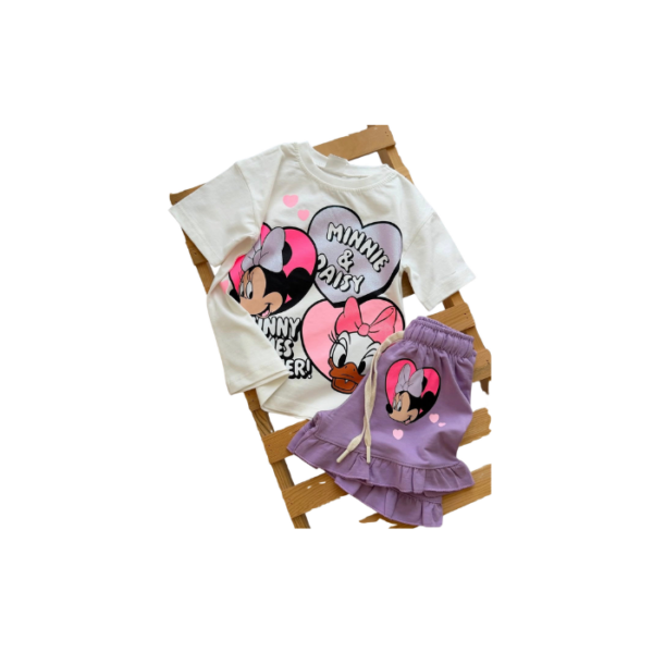 Minnie & Daisy Shorts & Tshirt Set