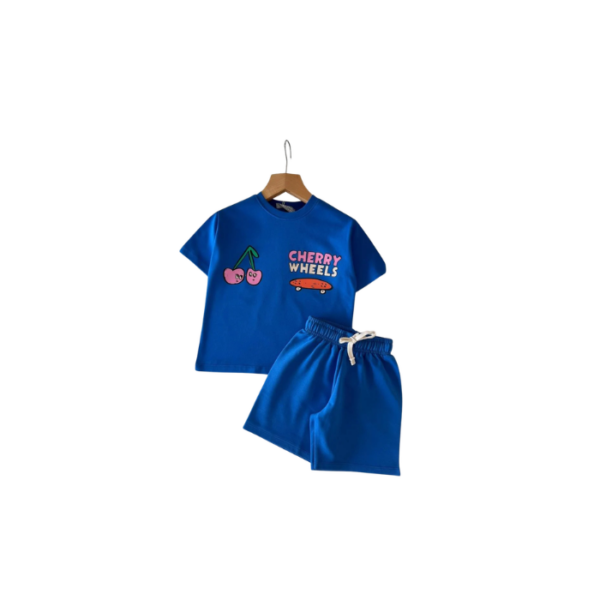 Cherry Wheels Shorts & Tshirt Set