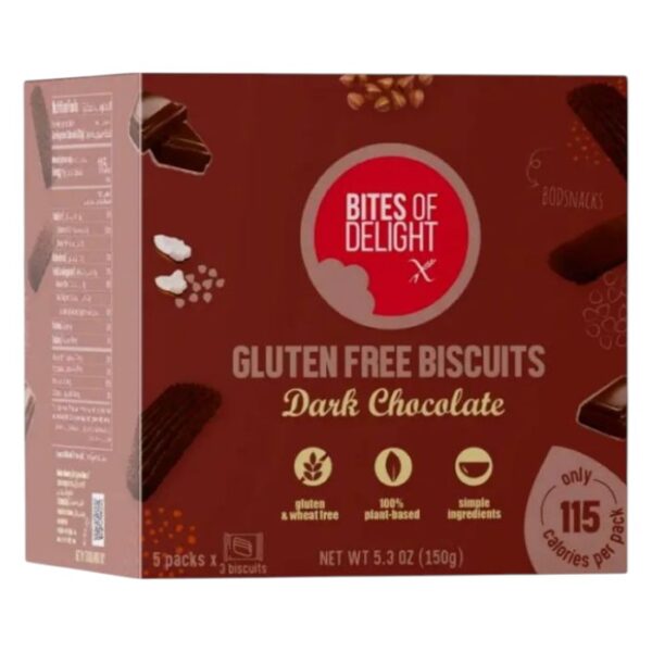 Dark Chocolate Gluten Free Biscuits 150g