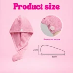 Microfiber Hair Towel - Image 