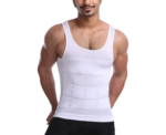 Mens Body Shaper Slimming Shirt Tummy Vest - Image 