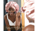 Satin Bonnet Silk Bonnet For Sleeping - Image 