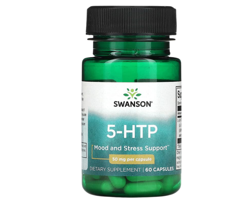 3 Swanson HTP Supplement Capsules - Image 1
