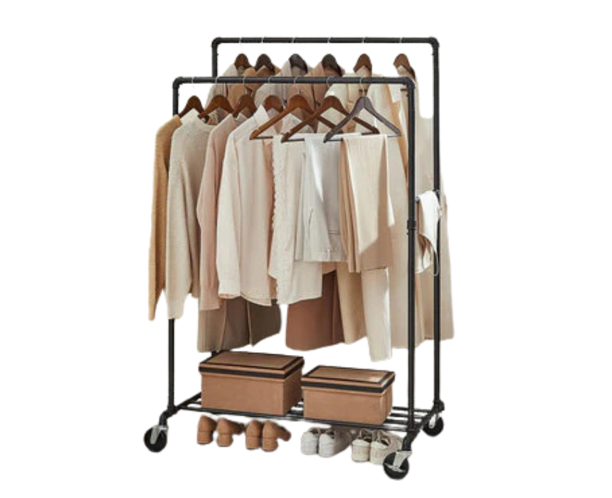 3 Premium Heavy Duty Garment Rack Organizer Clothes Hanger - Image 1