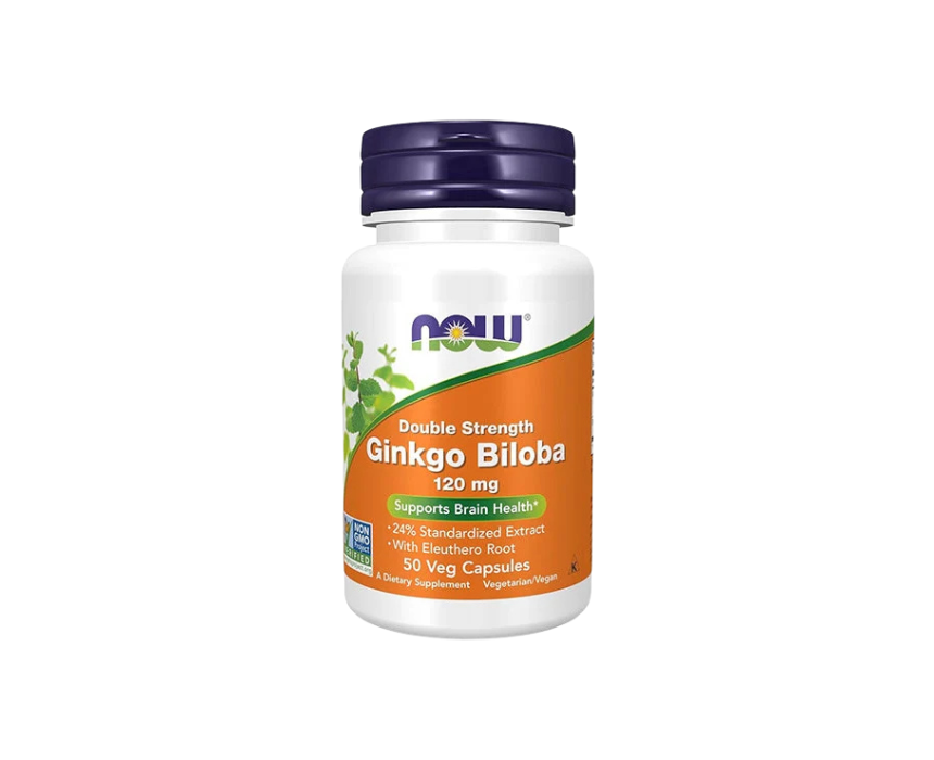 3 Now Supplements Ginkgo Biloba Memory Support Capsules - Image 1