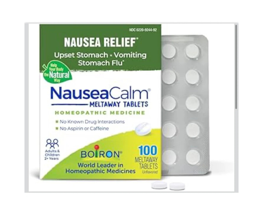 3 Boiron NauseaCalm Relief Meltaway Tablets Non Drowsy - Image 1