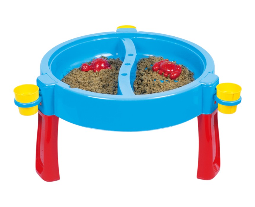 3 in 1 Water & Sand Activity Table (blue, red)4 3 in 1 Water & Sand Activity Table - Image 1