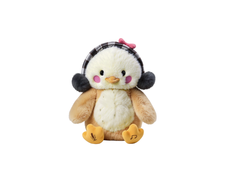 30 Interactive Plush Chick Toy Hug me Kiss me - Image 1